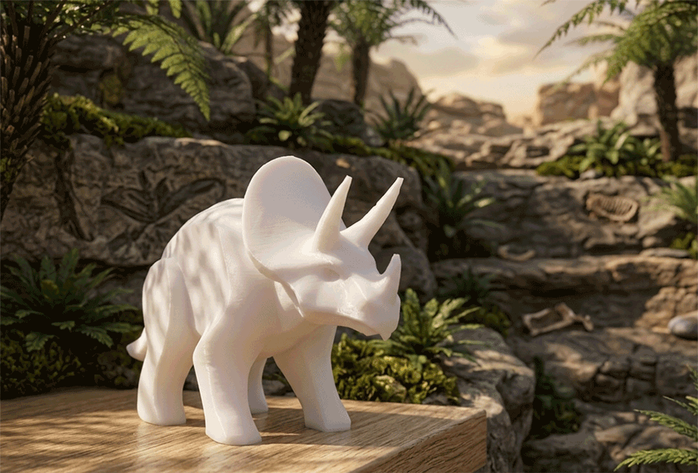 Triceratops dekor
